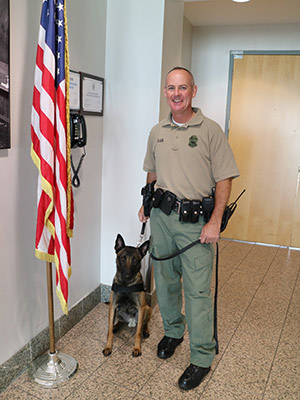 City of Providence Commissioner Paré, Colonel Clements Introduce K-9 ...