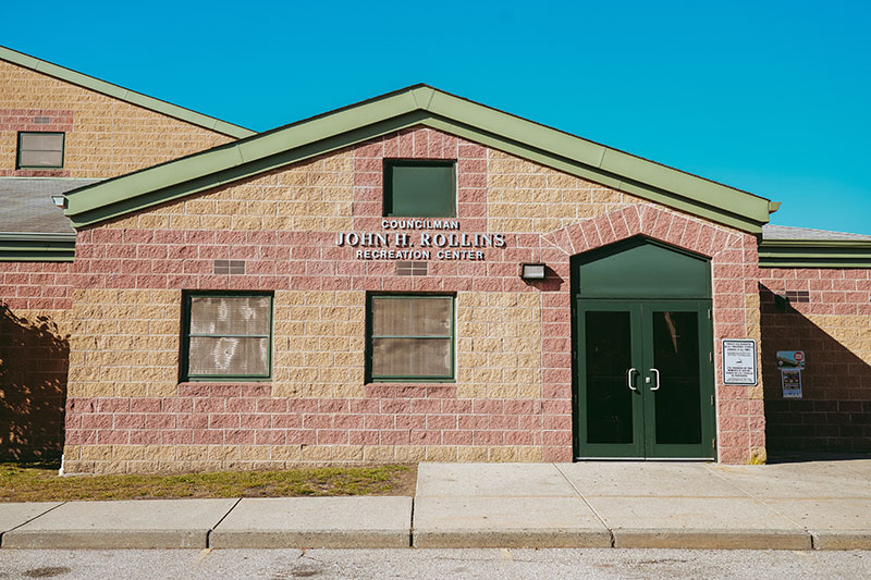 exterior view of John H. Rollins Recreation Center