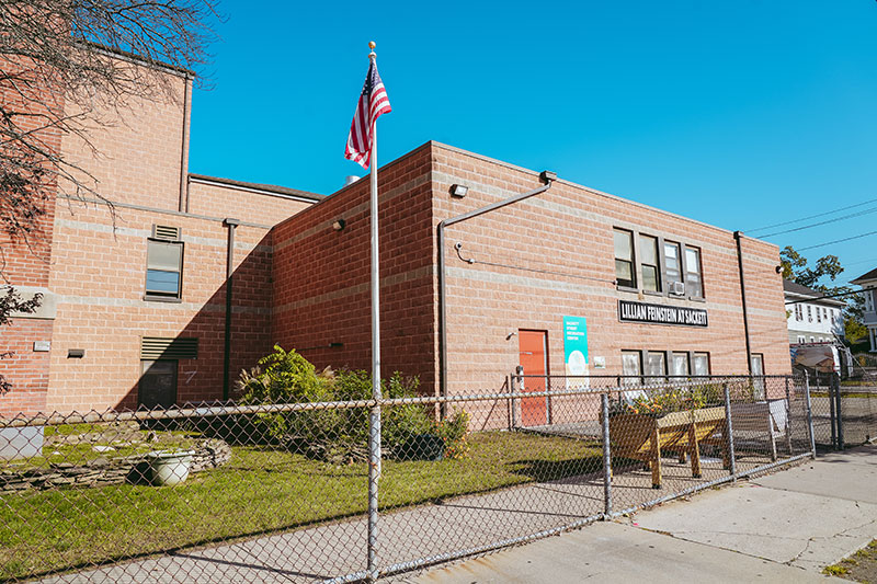 exterior view of Sackett Recreation Center